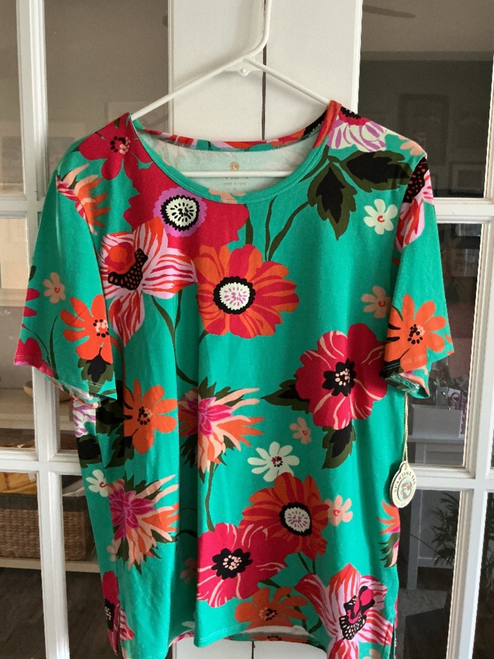 Spartina 449 Arden Short Sleeve Shirt W/ Tags - XL